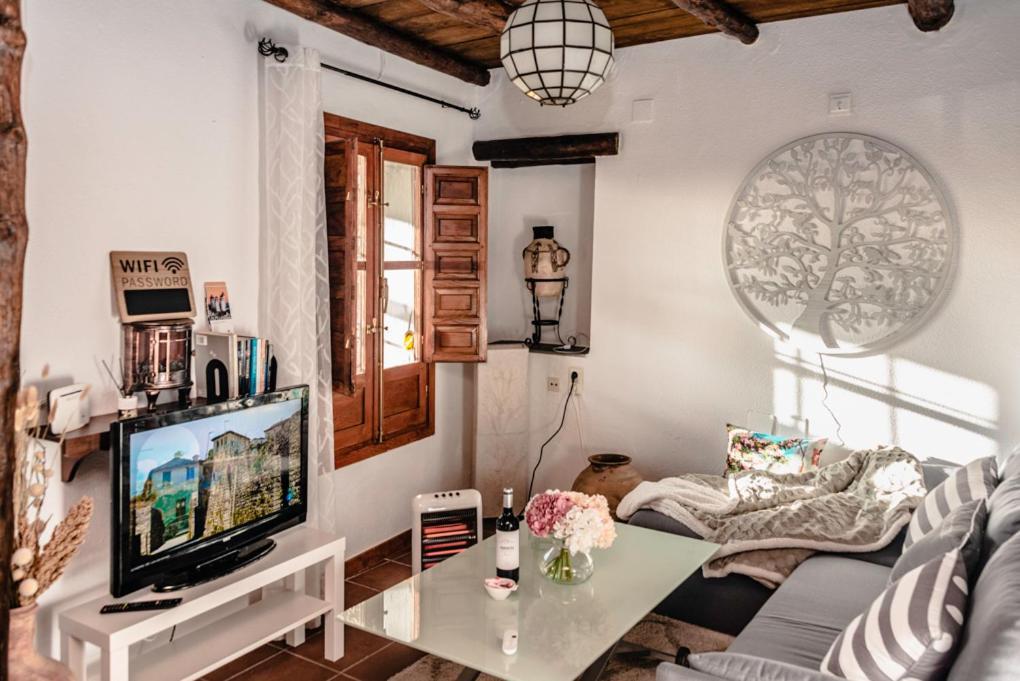 Ferienwohnung La Casita Del Arbol Blanco Bubión Exterior foto